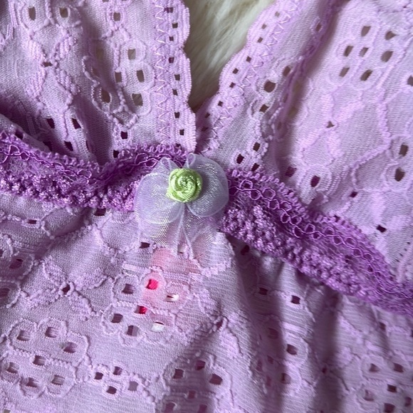 Eyelet Lace Lingerie Set - Picture 2 of 6